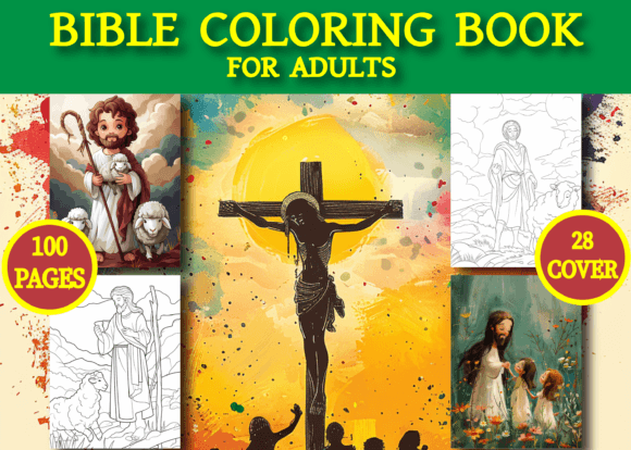 100 Bible Coloring Book Pages