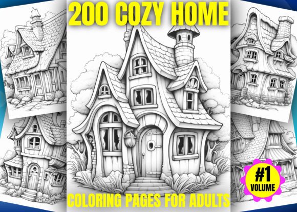 200 Cozy Home Coloring Pages - KDP: A Practical Evaluation for Adult Coloring Book Creators