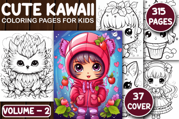 315 Cute Kawaii Coloring Pages V - 2: A Strategic Creative Asset for Modern Digital Creators