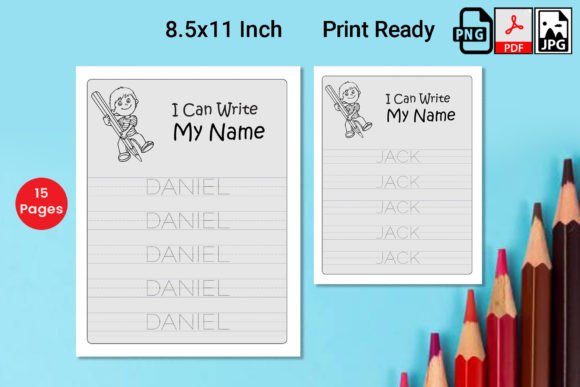 I Can Write My Name Worksheet Vol-6
