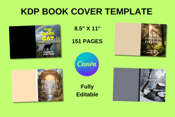 KDP Book Cover Template Editable Canva: Your Fast, Flexible, and Fully Free Path to Professional Amazon Book Covers